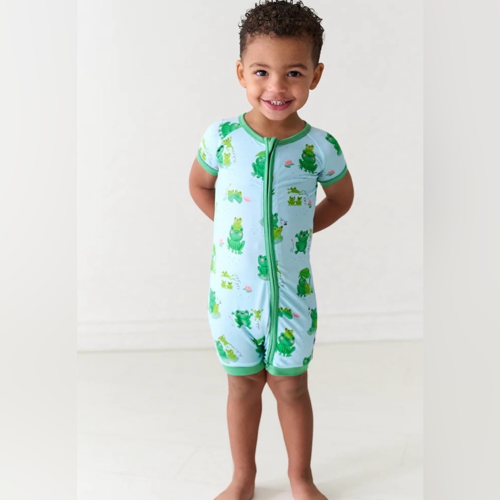 Leaping Love Little Sleepies Shorty Zippy 6-12 M